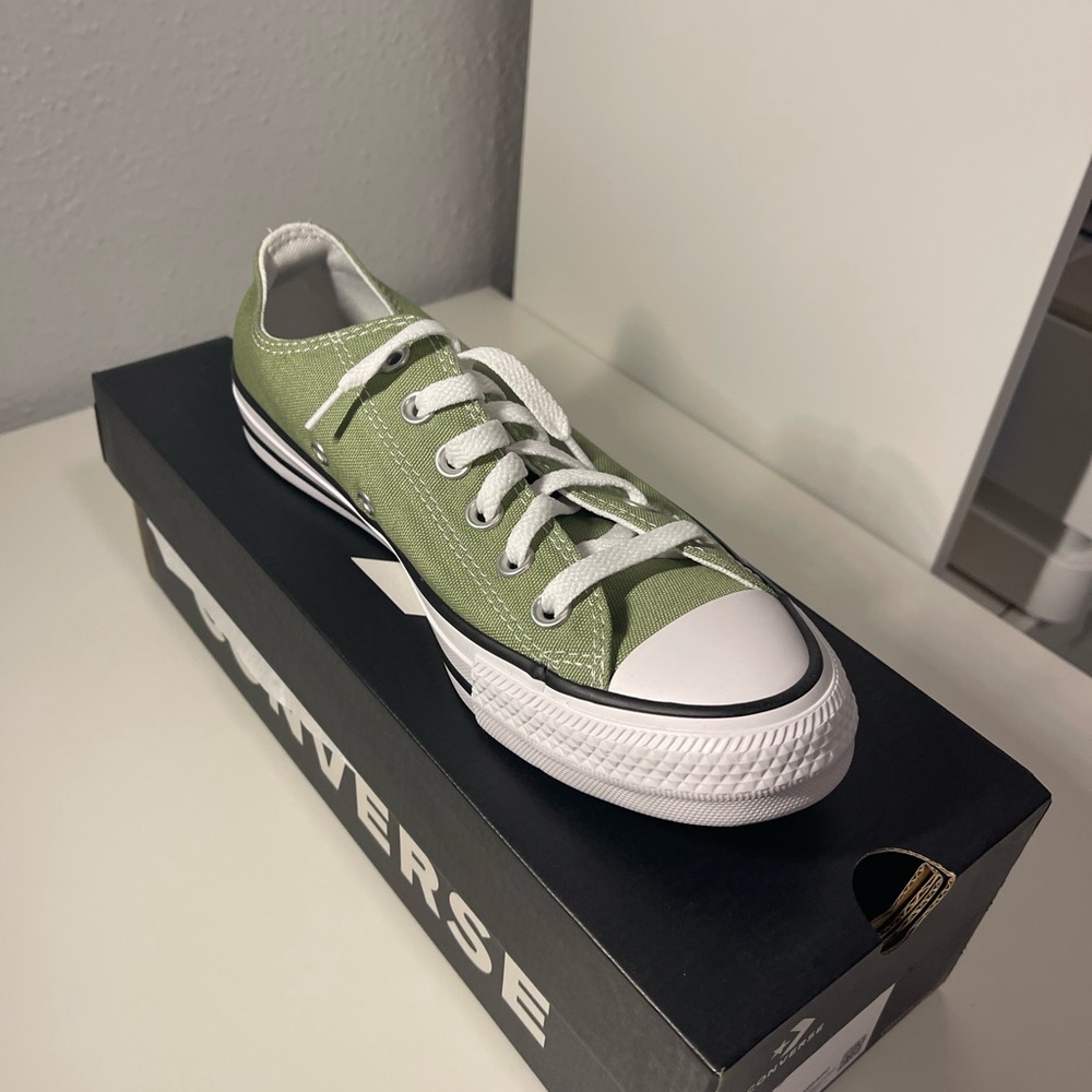 Converse womans Olive Canvas Sneakers